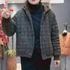 Casual Cotton Clothing Women's Winter Retro Plaid Hooded Fashion Loose Warm Comfortable Lightweight Cotton Clothing