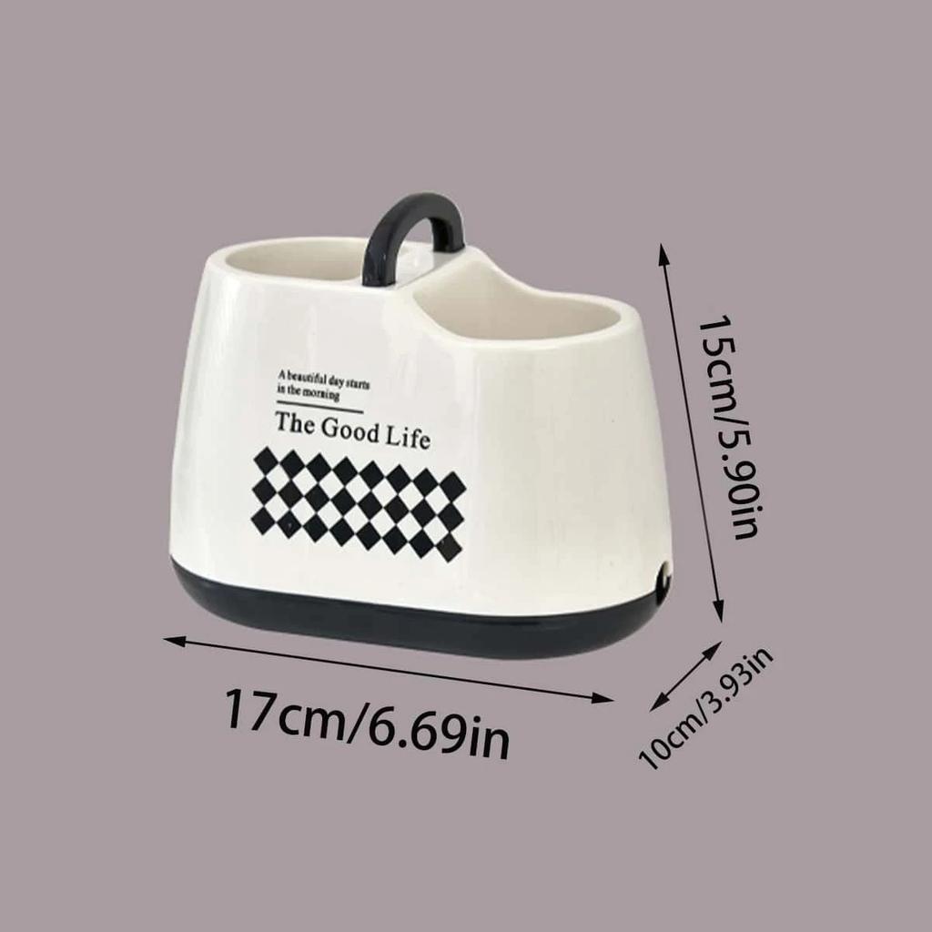 Dust-proof Chopsticks Cage Spoon Storage Box Cutlery Holder Draining Chopstick Bucket Utensil Drain Rack Countertop Decoration