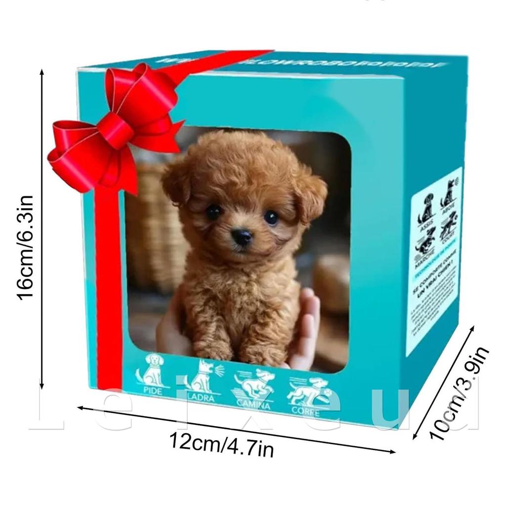 Питомец-робот в форме щенка, реалистично выглядящий щенок с распознаванием эмоций, имитацией голоса животного, голосовым управлением, сенсорным управлением, успокаивающий, домашний компаньон-собака,