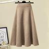 Women's Knitted Skirt Suits Round Neck Pullover Knit Sweater Knit Skirt Two Piece Set Knitted A Line Skirt Knit Top Outfits