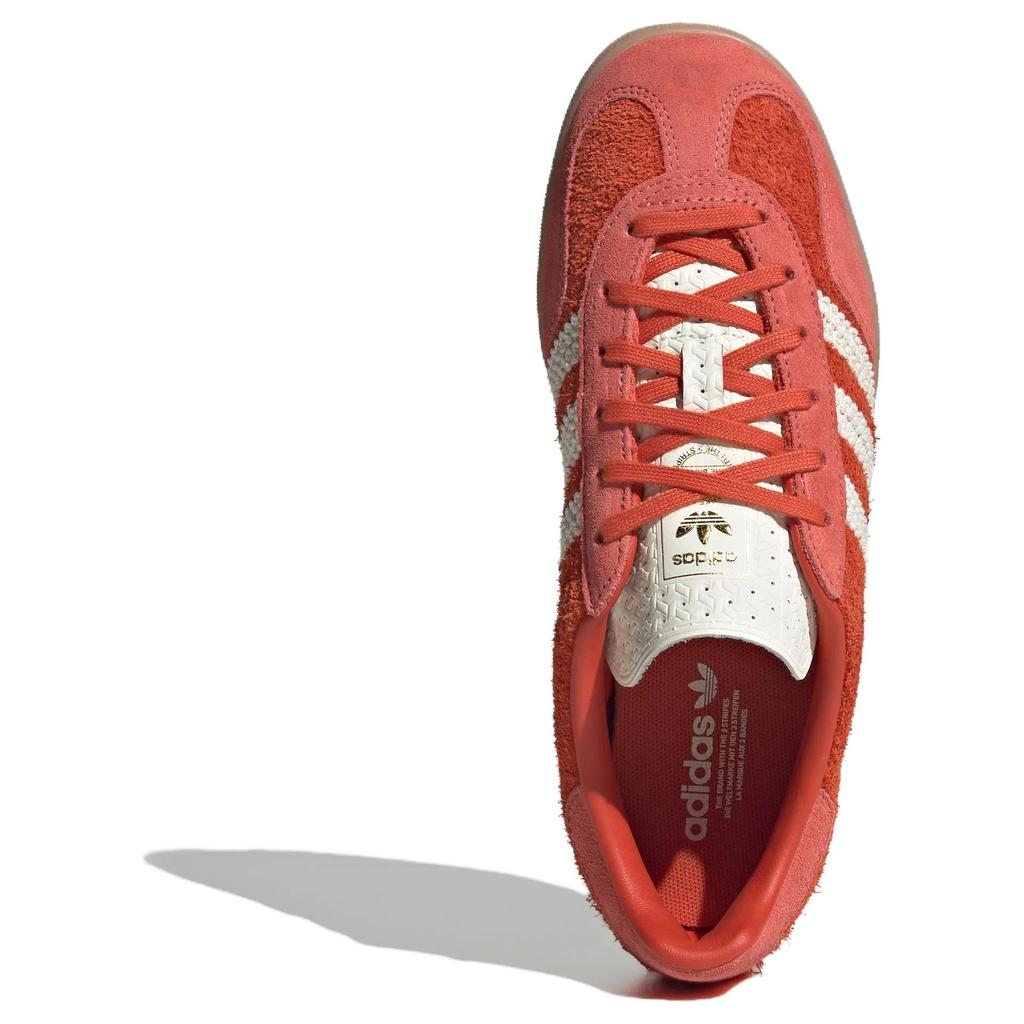 adidas Оригинальные Gazelle Indoor Удобные Универсальные Тренировочные Кроссовки Женские Кроссовки Красный Белый KI7169