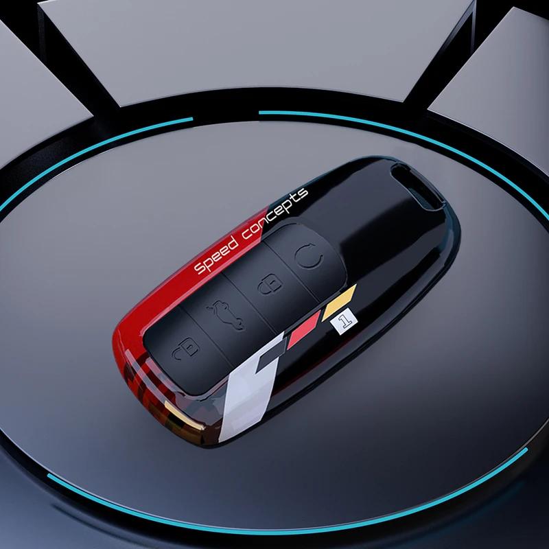 Чехол для дистанционного ключа из углеродного волокна для Chery Tiggo 8 Pro Tiggo 8plus New 5 Plus 7pro Max Omoda 5 C5 Modod Protector Accessories