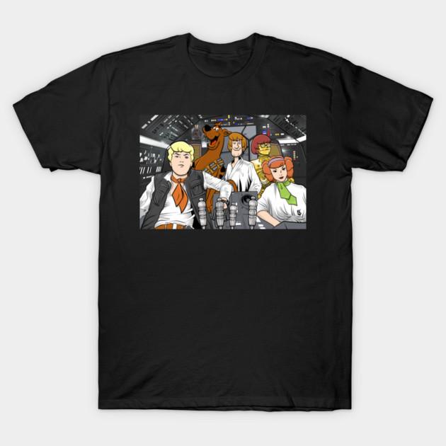 Asian Size Cotton Unisex Tshirt Print T-shirt "That'S No Moon, Scoob!" T-shirt No-Cut Print Regular Fit
