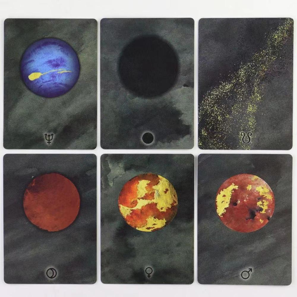 Колесо жизни Астрологические карты 55 шт. Карты Оракула 9*6 см