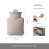Fasola Silicone Hot Water Bottle, Water-Filled Warm Water Bag, Special for Bed Use, 2025 New Model, Hot Compress for Stomach, Thickened Hand Warmer