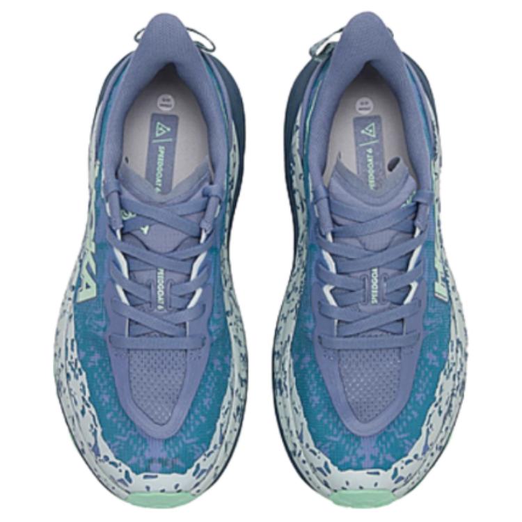 HOKA Speedgoat 6 Широкие Кроссовки Женские Синие 1147832-MNLG