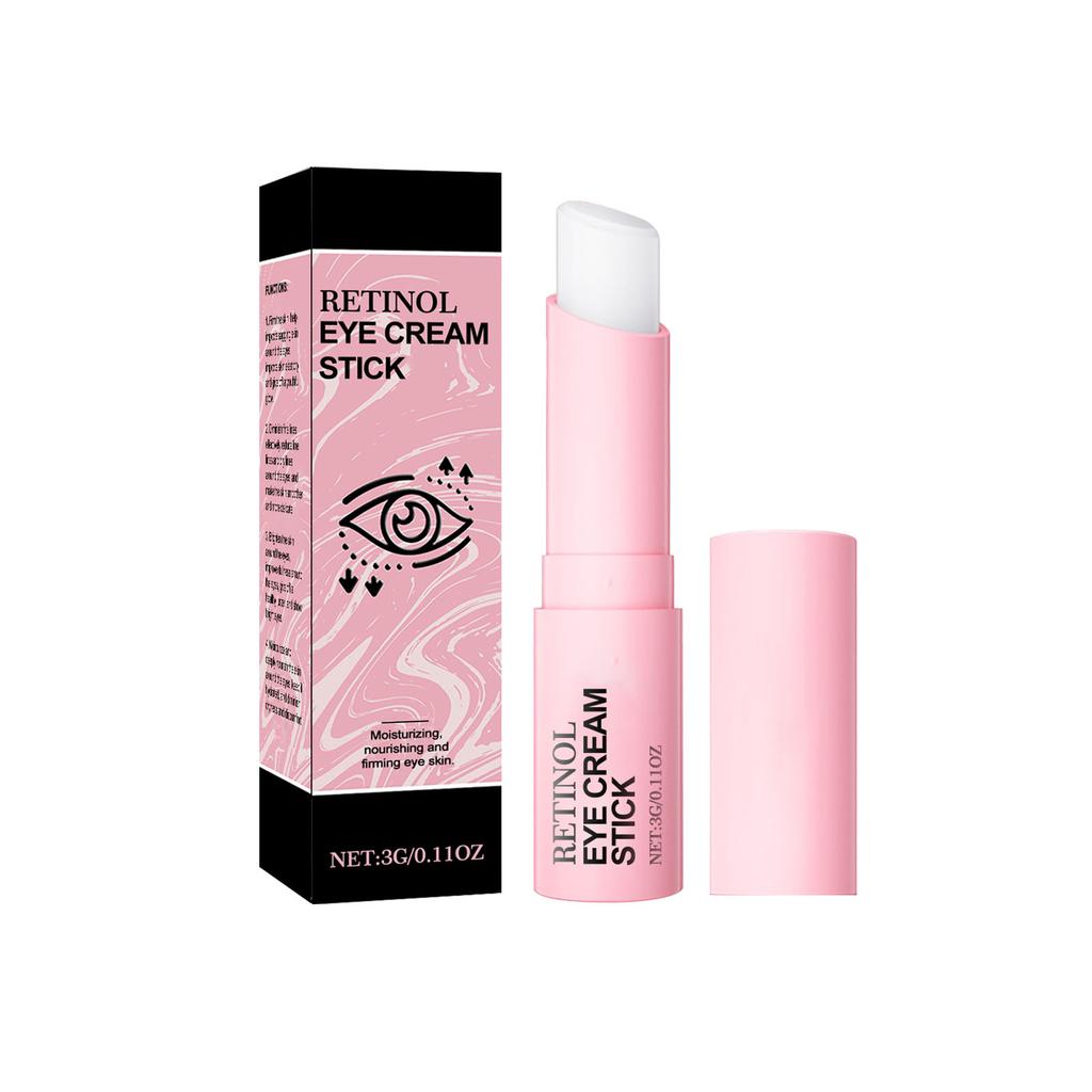 Retinol Eye Cream Stick Reduces Eye Bags, Dark Circles, And Wrinkles, Moisturizes And Tightens The Skin Around The Eyes, And Is Gentle And Delicate.