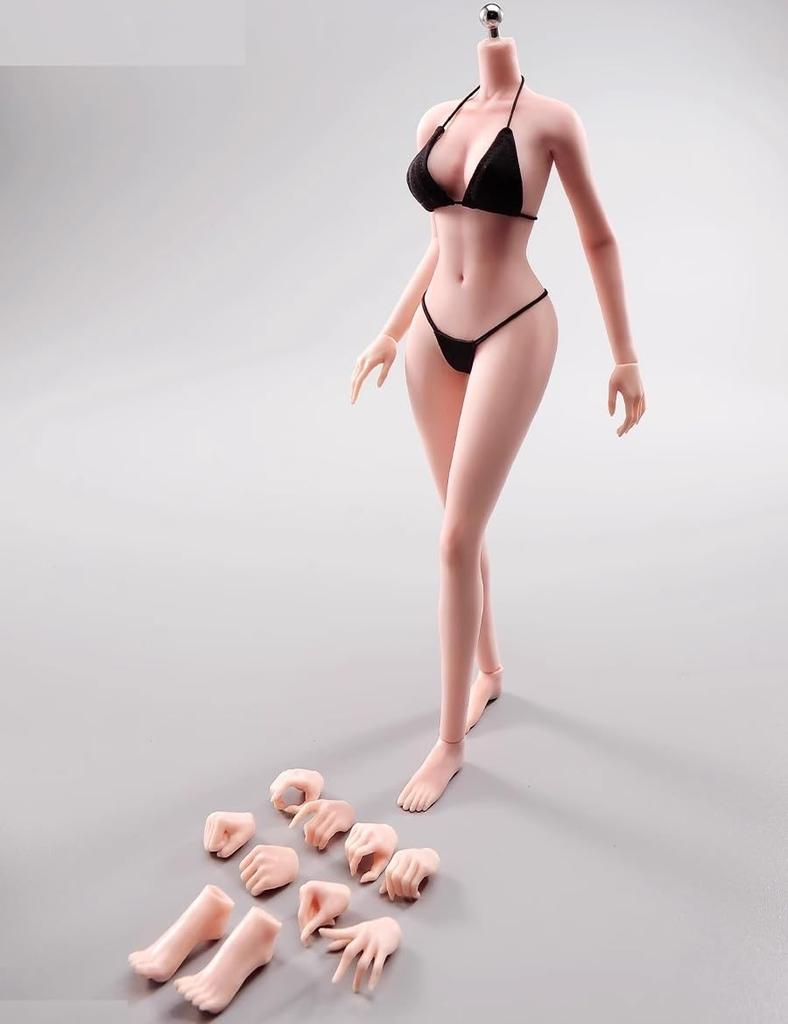 Toy Hobby Scale Action Figure ANT YCL001 Simple Skin Makeup Painted Version Super Flexible Seamless Body No Clothes Female Body Pearl White