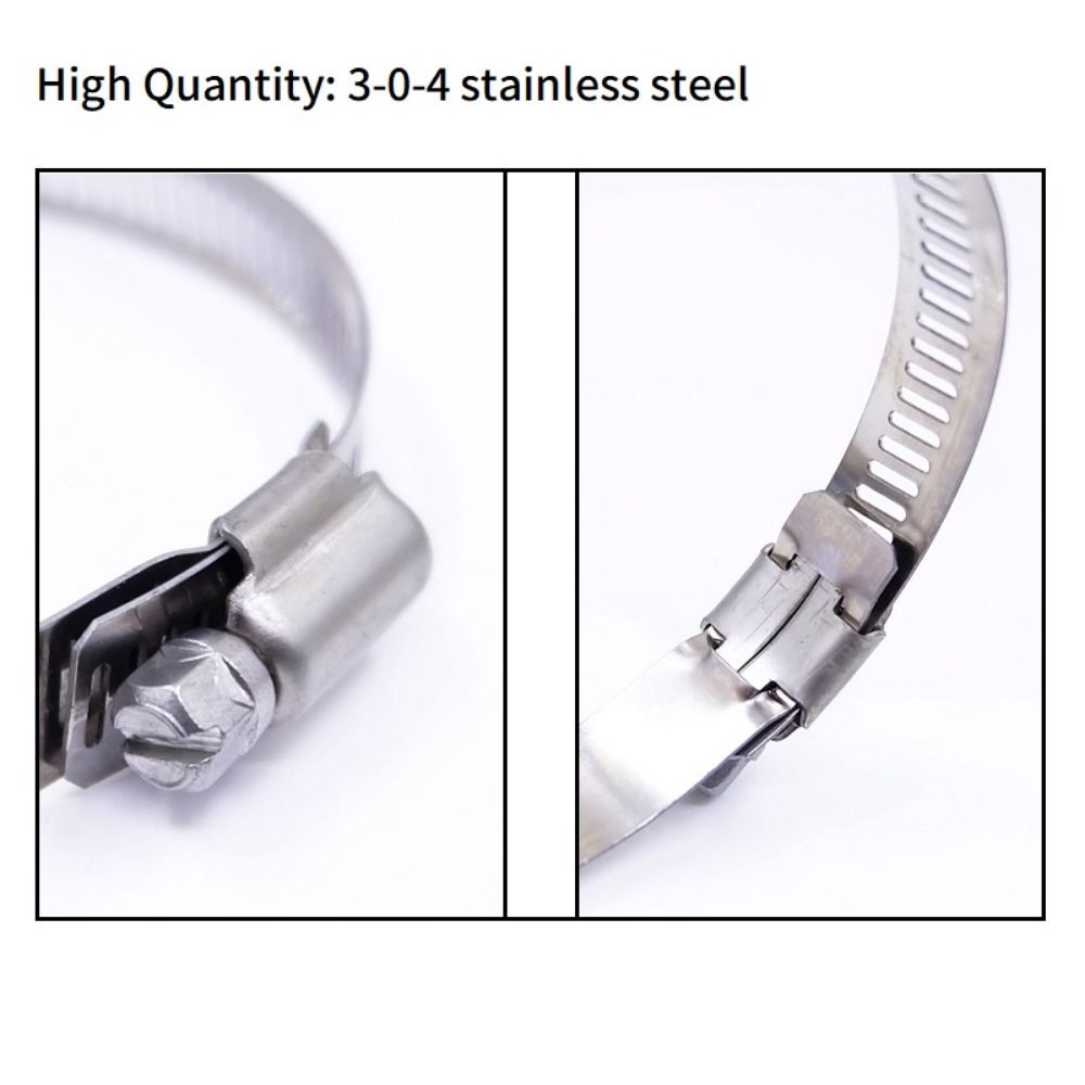 1 шт. 6 мм-600 мм хомут для шланга с тремя зубьями, регулируемый зажим для трубы, топливная труба, водопроводная труба