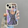 Чехол для телефона JoJo's Bizarre Adventure JoJo Аниме Новый 2025 Кожа ягненка Силикон Для светящегося IPhone 16 15 14 11 12 13 Pro Max Mini