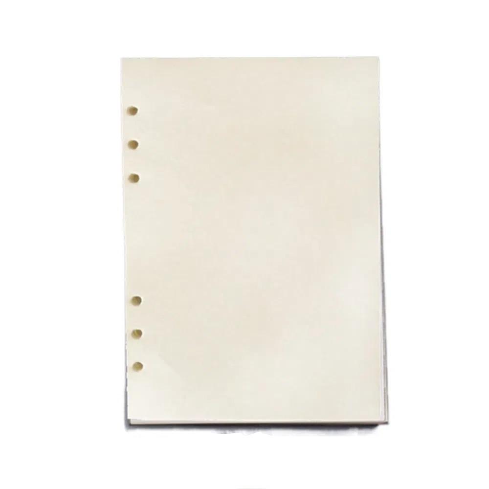 6 отверстий внутренний сменный спиральный скоросшиватель бумага 80 листов тетрадь индекс внутренняя страница офис школьные принадлежности