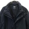 Uniqlo Бесшовная пуховая куртка M Темно-синяя Мужская Б/У