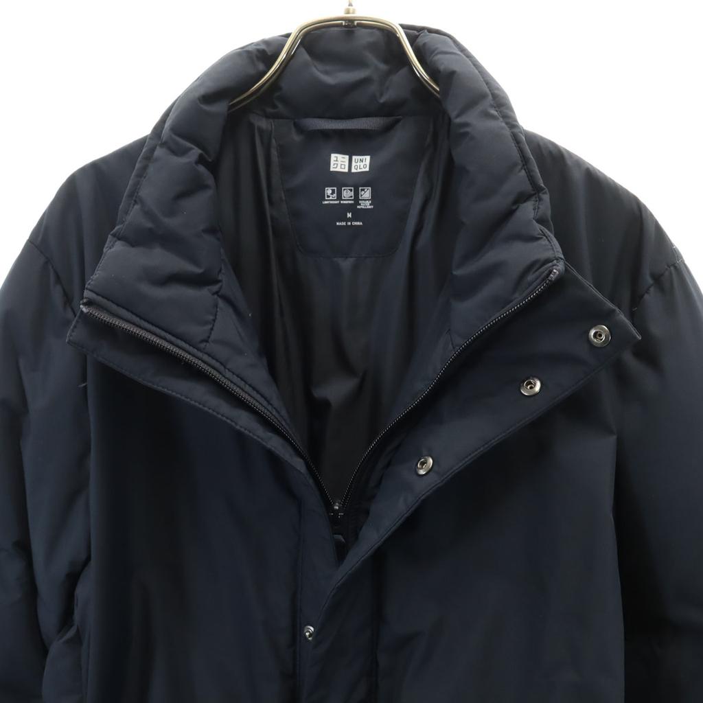 Uniqlo Бесшовная пуховая куртка M Темно-синяя Мужская Б/У