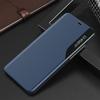 Blue Eco Leather Flip Case with Stand Function for iPhone 13 Pro Max
