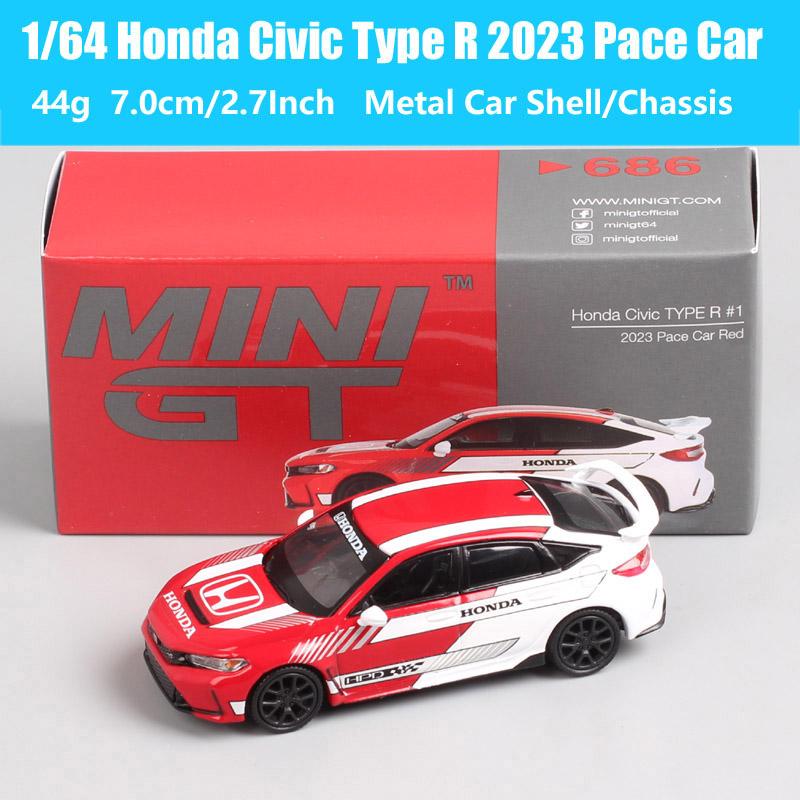 MiniGT Масштаб 1/64 Nissan Skyline GTR Racing Z Honda Civic Cadillac V 911 GT3 McLaren Datsun 510 Пикап Модель автомобиля Игрушка
