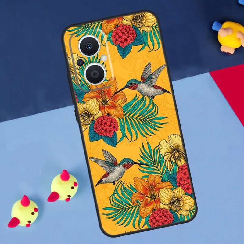 Колибри Для OPPO Reno 12F 13F 14F 11F 10 11 12 13 14 Pro 8T 7 8 Lite OPPO Find X9 X8 X6 X5 Pro Чехол