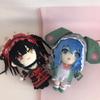 Cute Cartoon Style Kurumi Tokisaki And Fourteenth Plush Toy Doll Crystal Ultra Soft Stuffed Toy