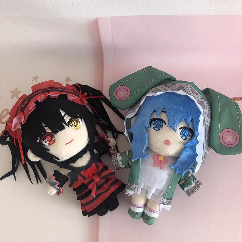 Cute Cartoon Style Kurumi Tokisaki And Fourteenth Plush Toy Doll Crystal Ultra Soft Stuffed Toy