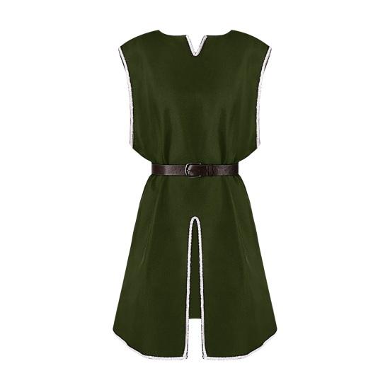 Средневековая туника викингов, рубашка с v-образным вырезом без рукавов и поясом средней длины, большие размеры, косплей, сцена, события эпохи Возрождения, костюм на Хэллоуин, пиратский топ