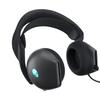 Проводная игровая гарнитура Alienware AW520H Dark Side, 40 мм, сертифицированная Dolby, выдвижной микрофон, ИИ-шумоподавление, легкая, RGB, проводное USB-подключение - Moon, Hi-Res
