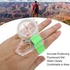 Orienteering Thumb Compass Clear Scale ABS Multifunctional Backpacking Compass with Luminous Points for Adventure Camping X 7cm BiKING! Compass, 9.6