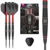 Target Darts Scope Steel Tip Swiss Point Tungsten Dart Barrel Steel Tip Dart Red Black Professional Dart Set with Swiss Points Tools Darts, 90% Set,