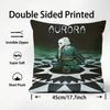 A-Aurora Singer Album Cushion Cover Pattern Printed Pillowcase for Living Room Sofa Cushion Cover & Bedroom Decor