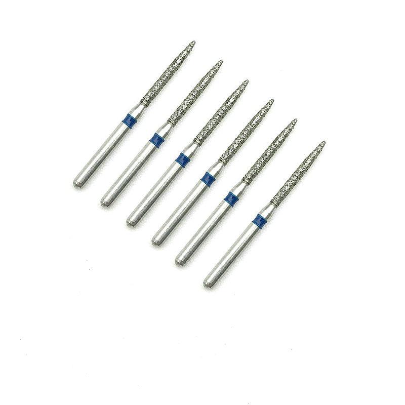 10 шт. FO-11 стоматологические алмазные боры, сверла для стоматологии, диаметр ручки 1,6 мм, стоматологические инструменты для отбеливания зубов