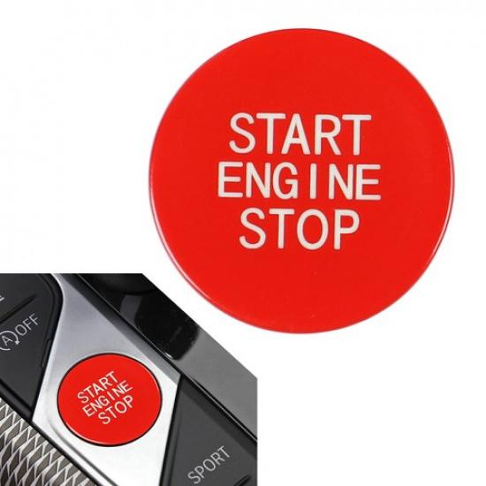Red Car Engine Start Stop Button Switch Cover Trim For BMW 3 8 X Series