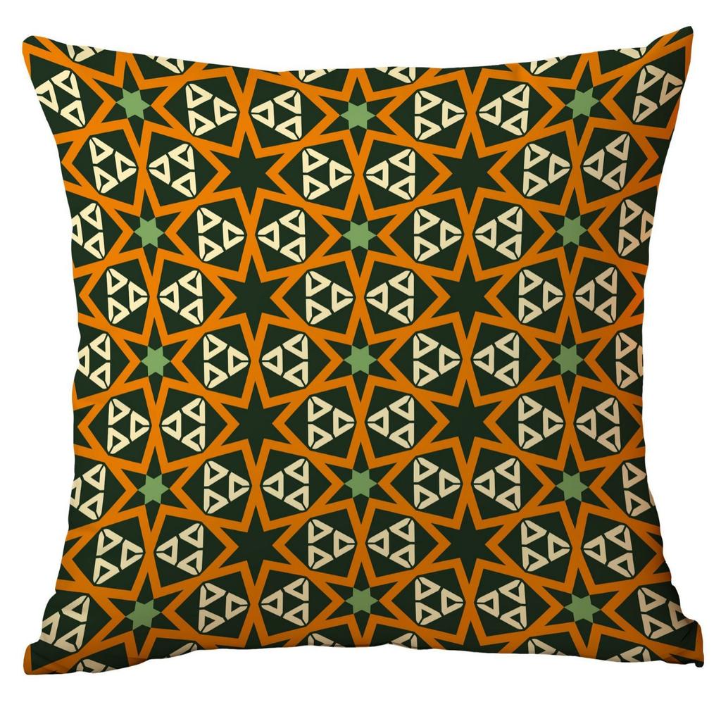 Polyester Colorful Geometric Pillow Case Combination Home Sofa Cushion Pillow Case