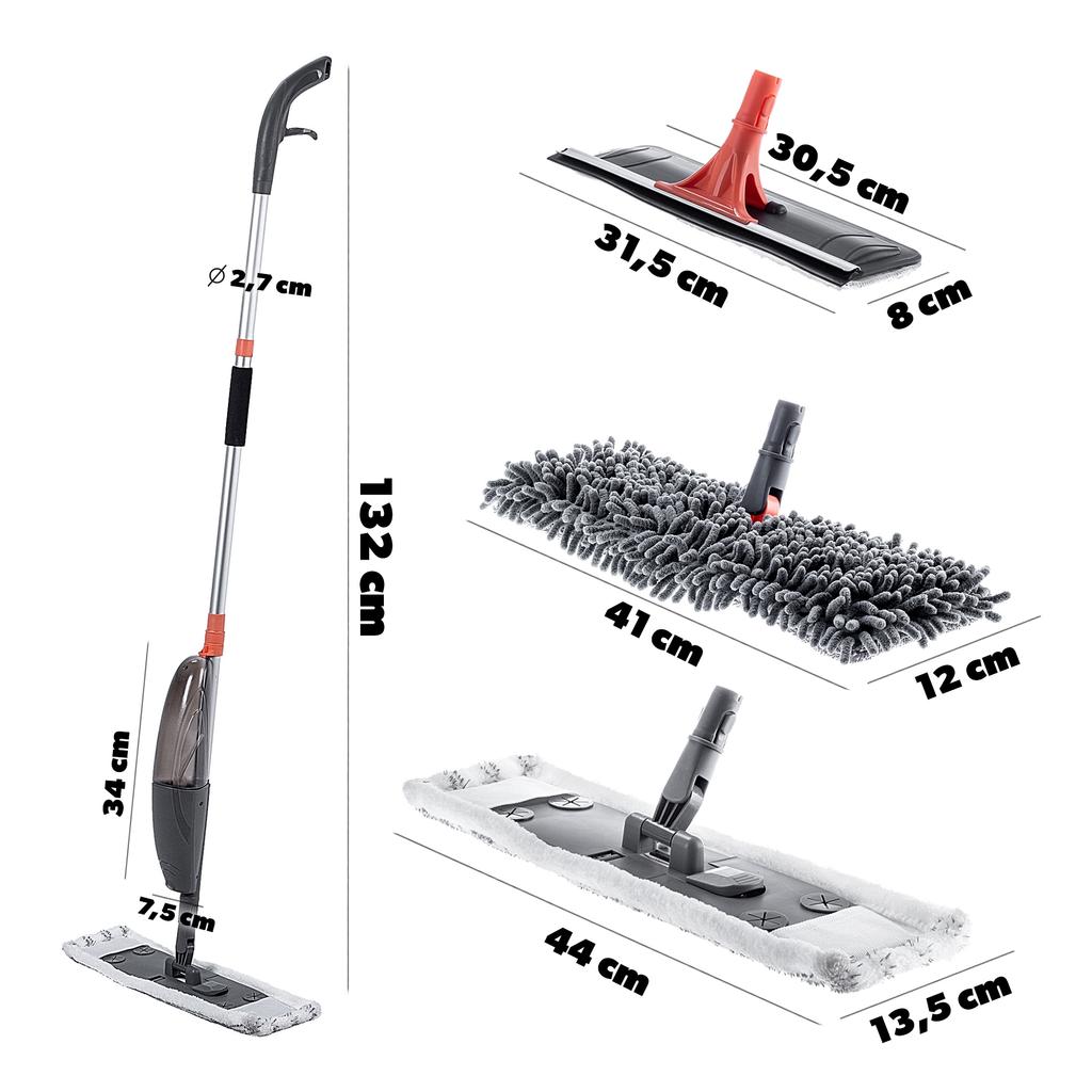 Многофункциональная швабра со спреем 3 в 1.