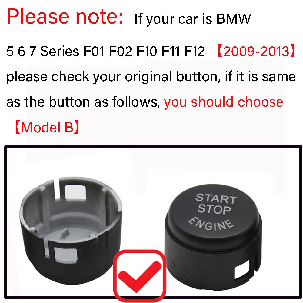 Стайлинг автомобиля для BMW 1, 2, 3, 4, 5, 6, 7 серии F20 F21 F22 F23 F30 F34 F10 F18 F12 F07 F01 F02, кнопка запуска двигателя, остановки двигателя
