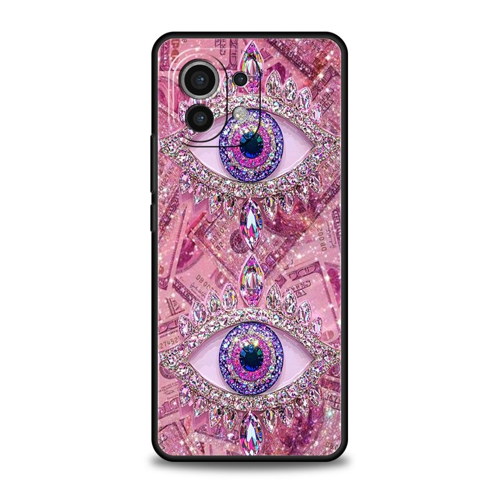 Модные ресницы Глаза Чехол для телефона для Xiaomi Mi 17 Pro Max 15 14 13 12 11 Ultra 15T 14T 13T 12T 11T Pro Lite Мягкий ТПУ Сумки