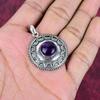 Amethyst Pendant Gemstone Jewelry, 925 Solid Sterling Silver Pendant, Gift For Women Handmade Pendant