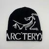Шапка-бини Arc'teryx Bird Word Черный Пустотный Шерстяная Шапка Унисекс Теплая Зимняя Черный