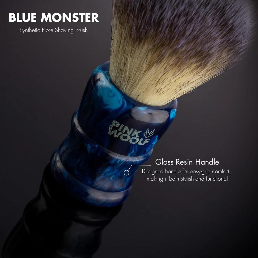 Pink Woolf Synthetic Bristles Shaving Brush 28mm Knot 1 Piece