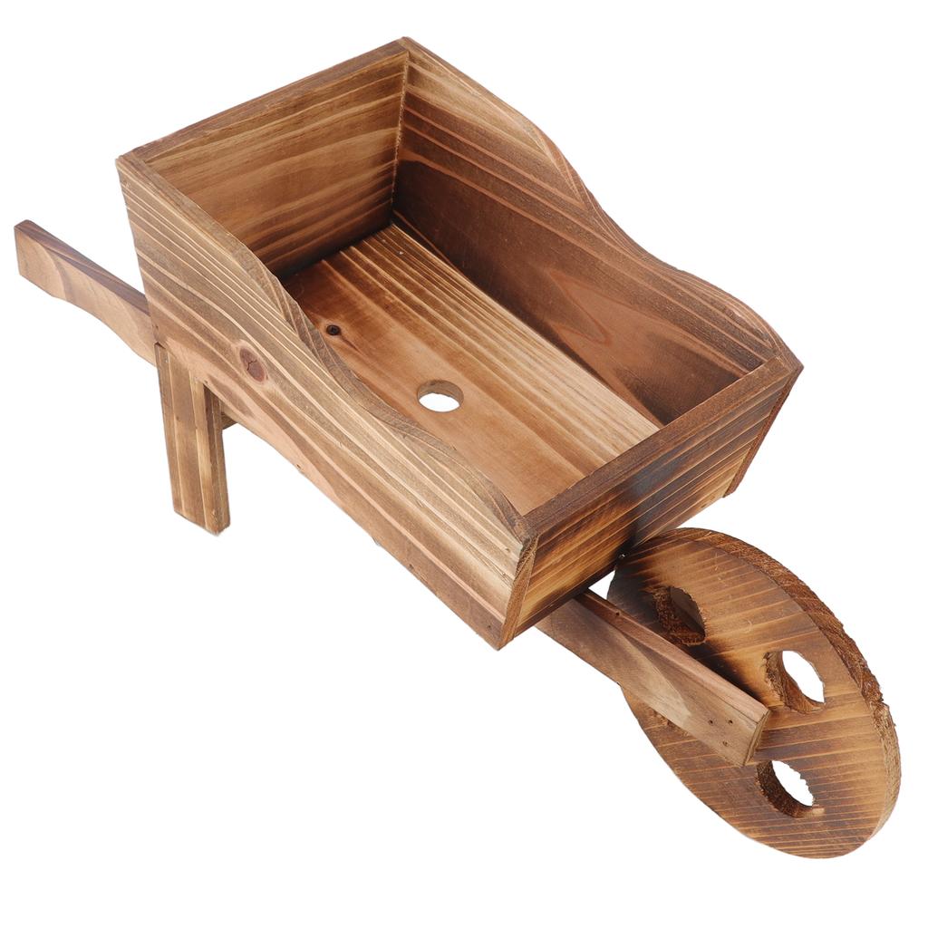 Цветочный горшок деревянная тележка инновационная суккулентная тачка цветочный горшок для украшения двора дома