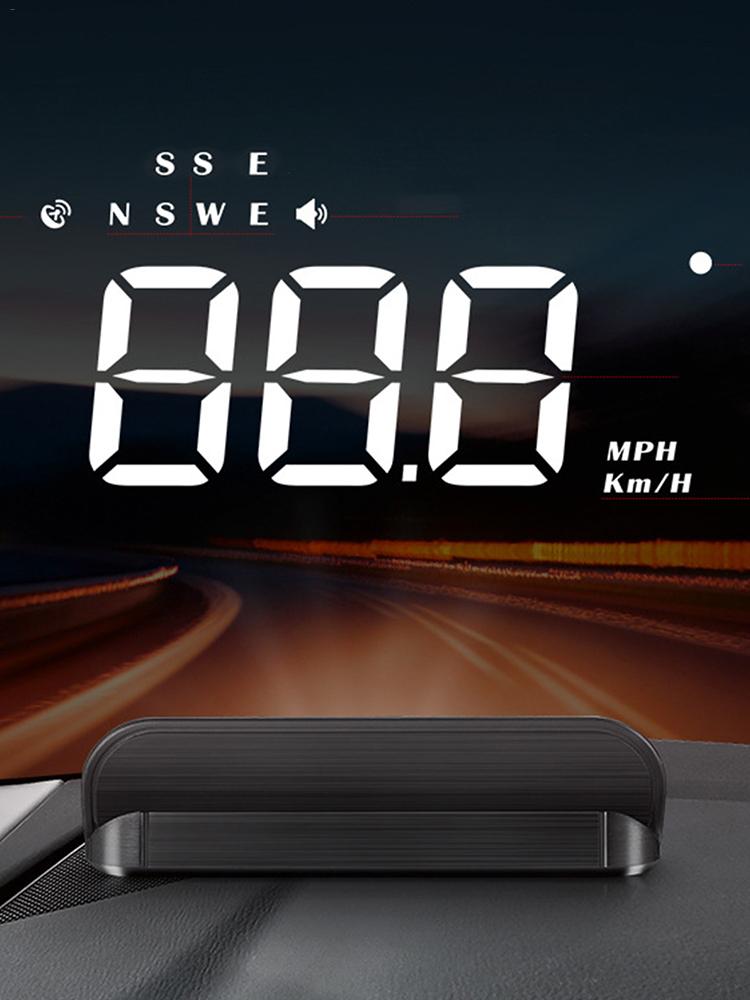 Автоматический прозрачный проектор скорости на лобовое стекло HUD Автомобильный голографический спидометр GPS Holometer Head Up Display Аксессуары для автомобиля