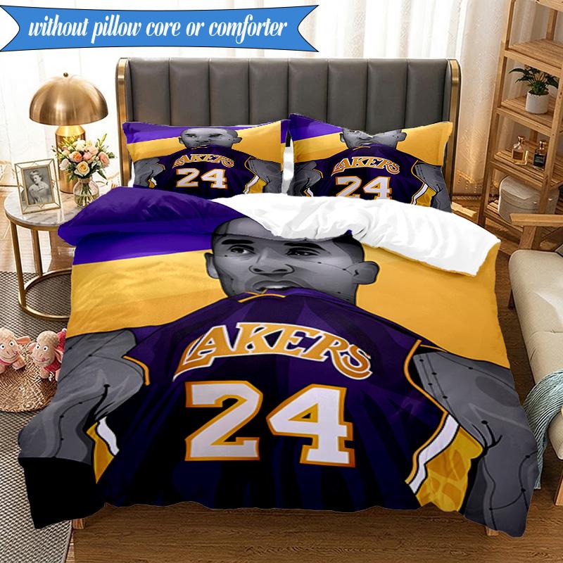 A Basketball Legend 3pcs K-pop music group Bedding set,Ideal for Bedroom, Dormitory,Including Duvet Cover And 2pcs Pillowcases,Fan gifts