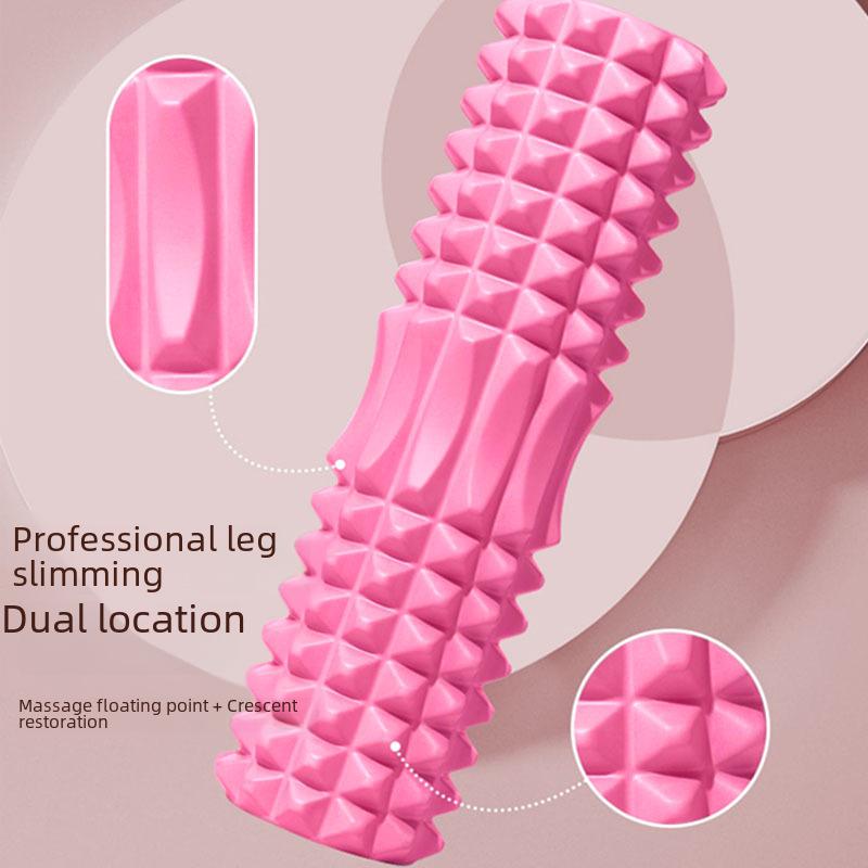 Ролик из пены EVA с полумесяцем и палочка для массажа йоги