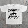 Мужская футболка Streetwear Zohran для мэра Нью-Йорка Смешной мем Винтажная футболка с коротким рукавом Женская Оверсайз Харадзюку Круглый вырез Хип-Хоп Унисекс