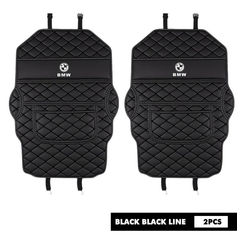 HMAO6 Universal Car Seat Back Anti Kick Mat Storage Bag Protector Pad For BMW M Sport M2 M3 M4 M5 M6 E46 E90 E60 F10 F20 E87 X3 X6