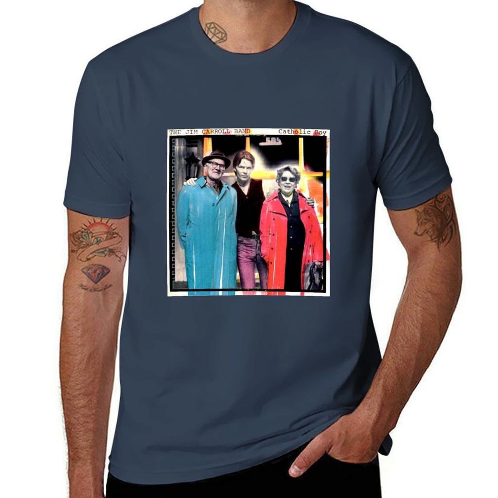 People Who Died Catholic Boy Punk Rock Jim Carroll Band Throwback TShirt Basic Solid Color Short Sleeve TShirt