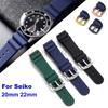 20 мм 22 мм Быстросъемный силиконовый каучуковый ремешок для часов Спортивный ремешок для часов Водонепроницаемый ремешок для часов Черный Зеленый Синий Браслеты