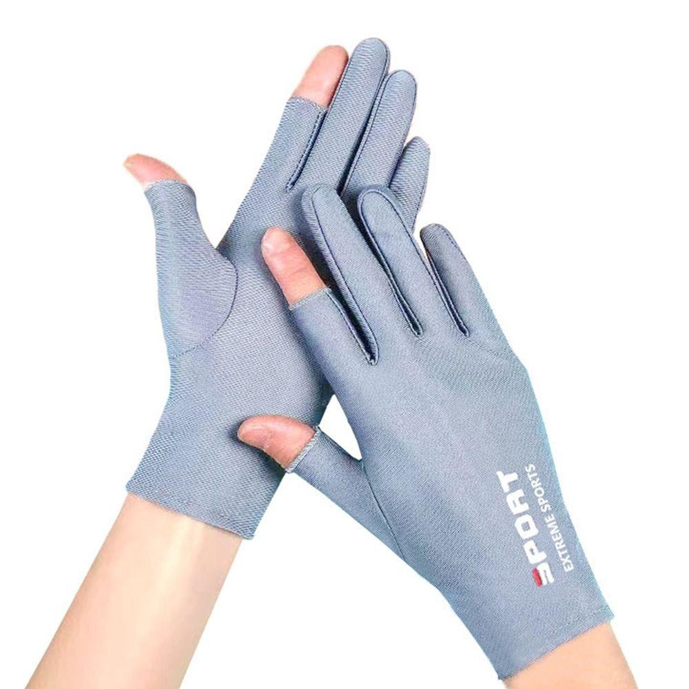 Дышащие перчатки для защиты от солнца с защитой от УФ-лучей, велосипедные перчатки для вождения, перчатки от солнца, женские, для девочек