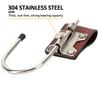 Leather hooks, stainless steel hooks for waist tools, portable, hooks for electrician and carpenter waist belts