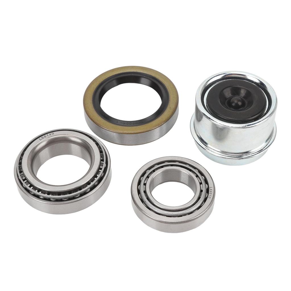 Set of 2 L68149 L44649 L44649 Trailer Wheel Hub Bearing Kit, 1-1 16" To