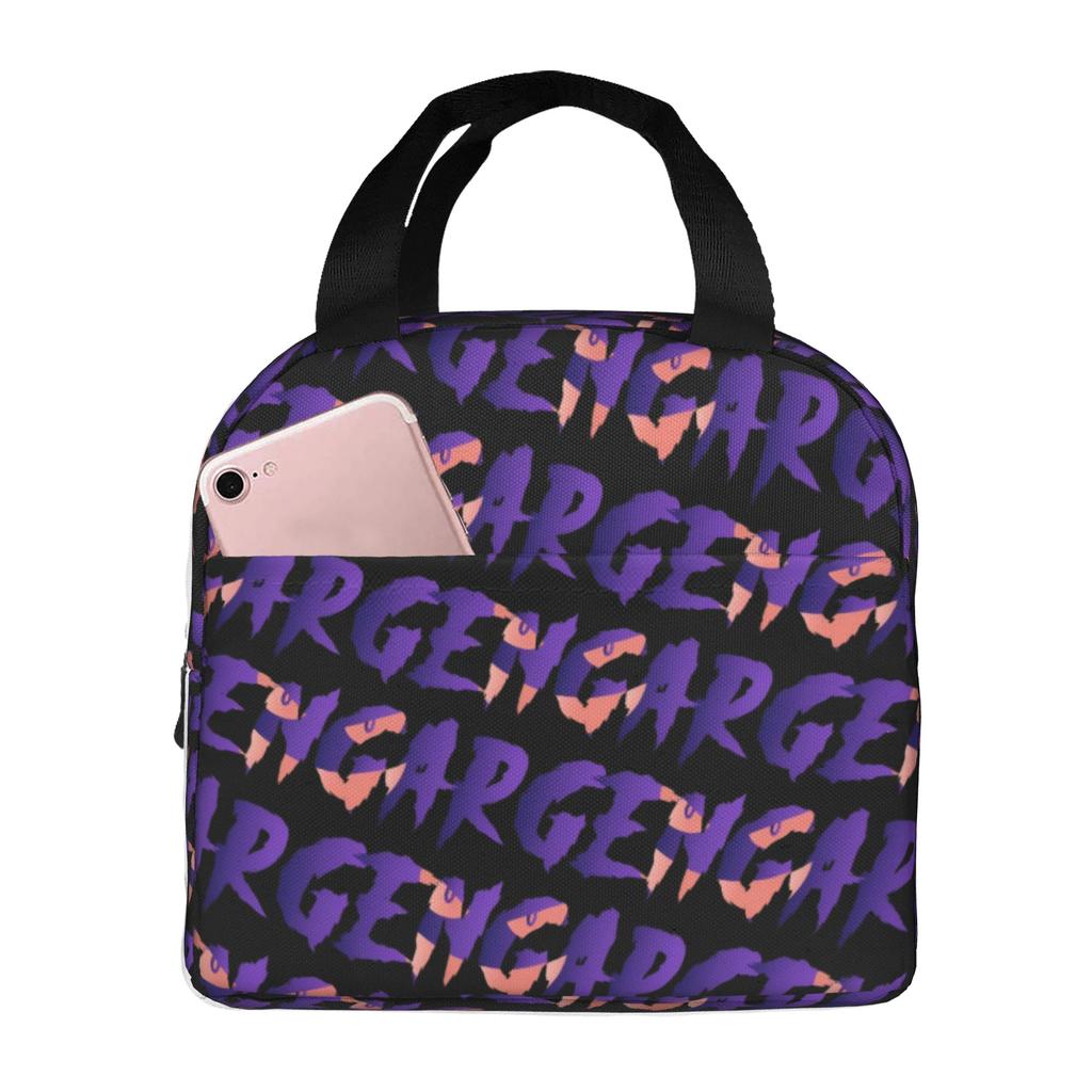 Custom G-Gengars Resuable Lunch Boxes Women Men Multifunction Cartoon Cooler Thermal Food Insulated Lunch Bag Office Work