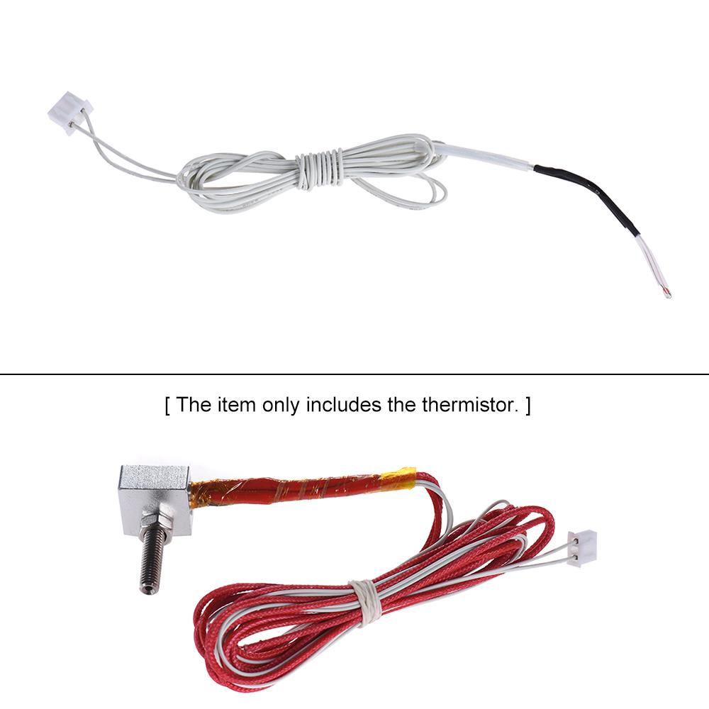 NTC 3950 100K ohm Thermistor Sensor with 1m Cable for RepRap i3 Anet 3D Printer Kit Replacement Parts