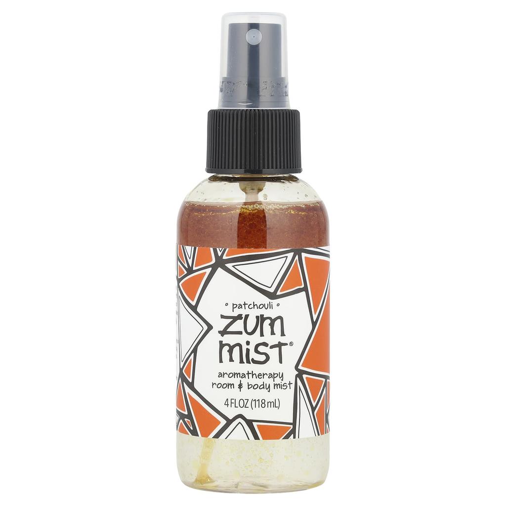 Zoom Mist, Room & Body Aromatherapy Mist, Patchouli, 4 Fl Oz (118 Ml)